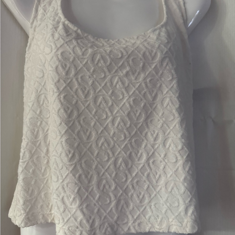 Victoria's Secret Cream Textured Tank Top